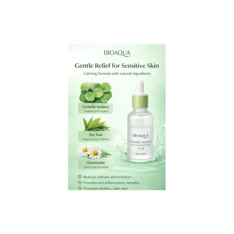 Bioaqua Suero Facial Centella Asiatica Antiacne Y Reparador