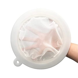 8.4in 200 Mesh Big Nylon Ultra-Fine Filter Mesh Strainer Sediments Sieve Colander for Straining Milk,Coffee,Tea