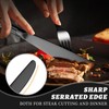 TIVOLI Silverware Set for 4, 20 Piece Heavy Duty Stainless