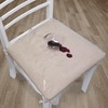 Uzitec Clear Plastic Dining Chair Cushion Protectors - Set of