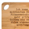 Mr. & Mrs. Panda Bamboo Chopping Board with German Text