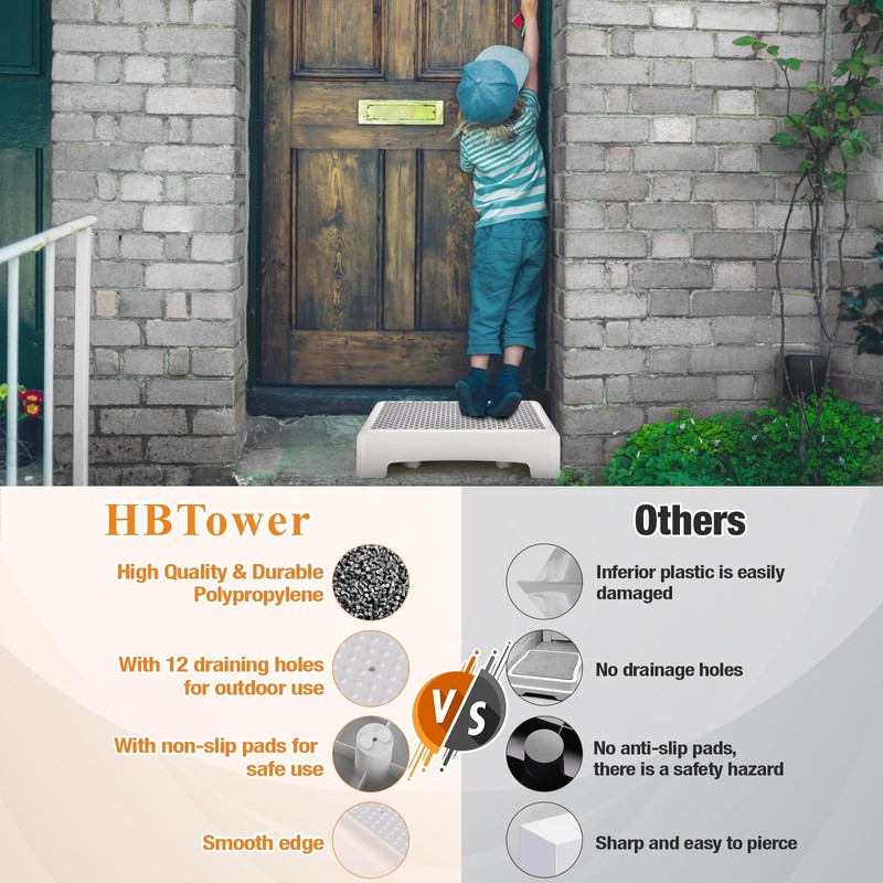 HBTower Step Stool, Mobility Step Stool for Adults & Seniors,