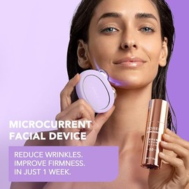 FOREO BEAR 2 - Masajeador facial electrico de microcorrientes - Radiofrecuencia facial para cuidado de la piel - Belleza reafirmante Lavander