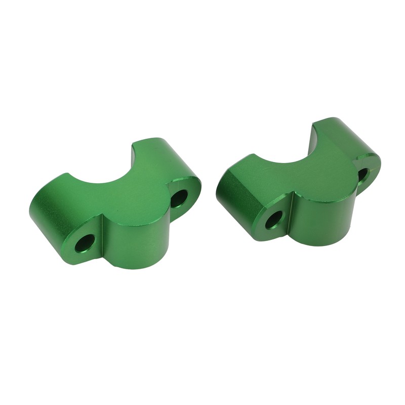 Pair Motorcycle Handlebar Clamp Riser 30mm Height CNC Aluminum Alloy