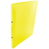 Kangaro Ring Binder, Opaque Yellow (Polypropylene, DIN A4, 2 Rings,