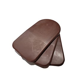 BML 5mm Heel Lifts, 3pk (Boys, Red [Firm])