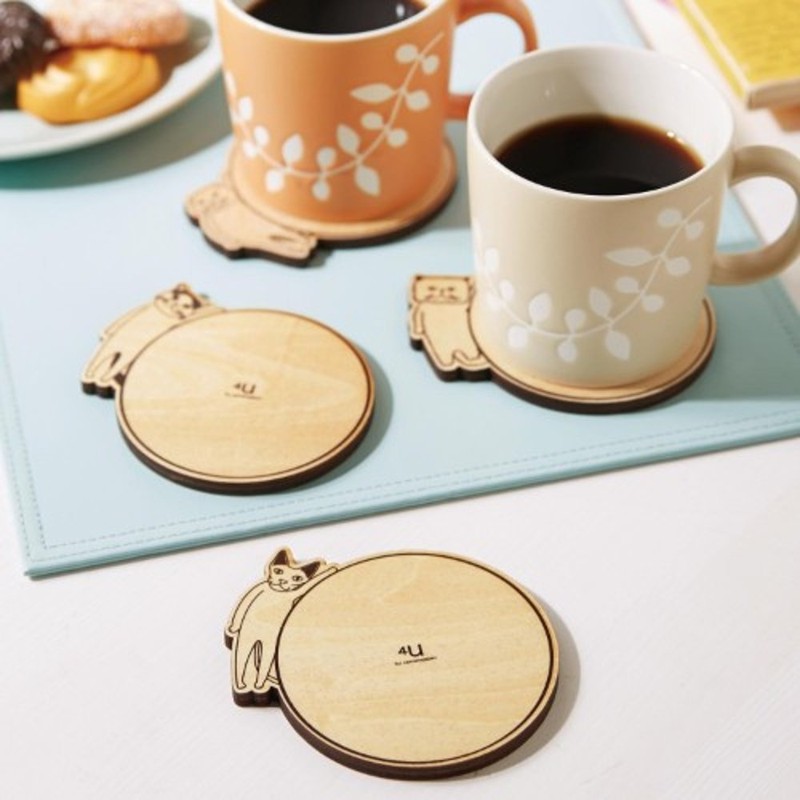 Yamato Kogei 4U Coaster British Short Hair CAT YK17-101