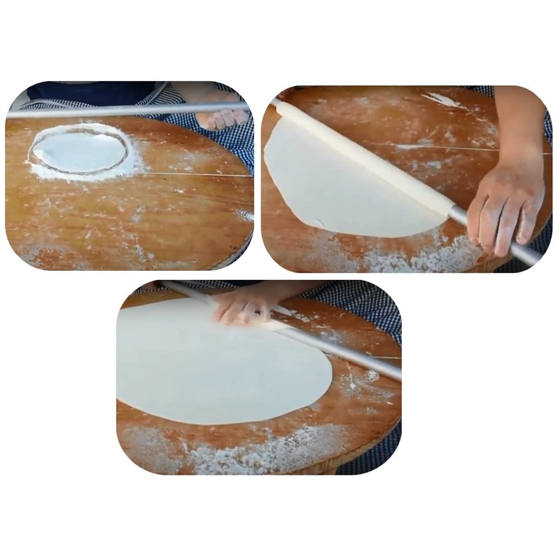 Stainless Aluminum Rolling Pin 33.5 inch (85 cm)