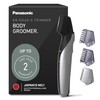 Panasonic Electric Body Groomer and Trimmer for Men, Cordless Washable