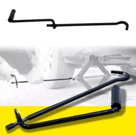 Unbranded 1PC Car Scissor Jack Hand Crank Lever Handle Lift Rod Tire Wheel Lug Wrench Tool