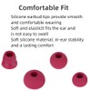 SNHTLS Replacement Eartips Silicone Earbuds Buds Set Compatible with Powerbeats