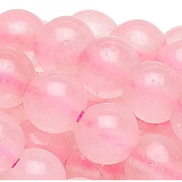 TMGP 1 Strand(67) Rose Quartz (Dyed) 6mm Round Gemstone Beads