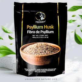 Psyllium Husk Uruchurto | Natural Dietary Fiber Supplement for Digestive Health, Regularity, Gut Support – Plant-Based & Easy to Use