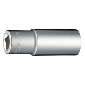TONE Deep Socket (12 Square) 4D-22L Insertion Angle 0.5 inch (12.7 mm) (1/2 mm), Double Side Width 0.9 inches (22 mm)