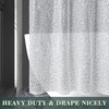 ABLUEN No Hook Shower Curtain or Liner - 8G Heavy
