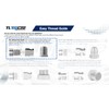 TL Topline 3/8" Body with 3/8" NPT Thread | Flat
