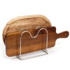 LENITH Stainless Steel Wire Cutting Board Holder, Cutting Board Rack