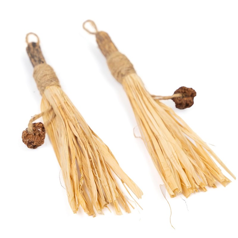 CanadianCat Company Cat Toy Matatabi Sticks with Raffia (Pack of