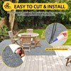 Grefinity Marine Carpet,5 FT x 25 FT Smoke Gray Indoor