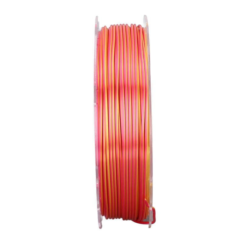 1.75mm PLA Filament Bundle Gold Red Dual Color Coextrusion Filament