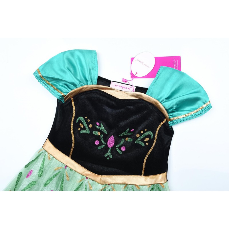 JerrisApparel Princess Party Dress Costume Cosplay Dress Up (6 years,