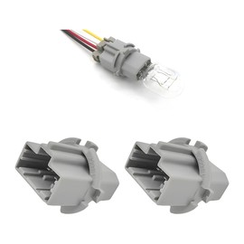 Yourkar 2 PCS Car Rear Tail Light Brake Lamp Socket, OEM 33515S50003 Turn Signal Light Plug Holder Replacement, Tail Light Socket Wire Harness Holder Compatible with Fit Civic Accord TSX