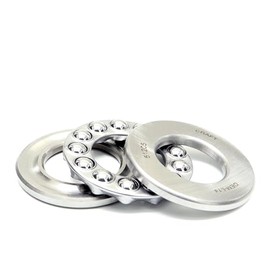 Parts and Parts 51205 thrust ball bearing, 25 x 47 x 15 mm, DIN 711, high axial load absorption, easy assembly, deep groove axial bearing, durable steel construction, use in shafts and mechanical
