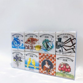Winsor & Newton Windsor & Newton Drawing Ink, 14ml, 8 Colors H Set