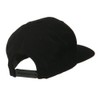 Big Diamond Embroidered Flat Bill Cap - Black OSFM