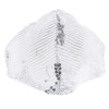Zac's Alter Ego Stylish Shiny Sequins on Mesh Face Mask