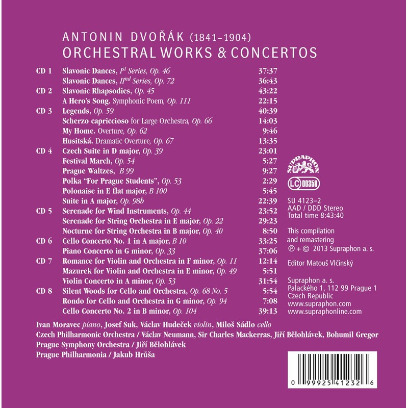 Dvorak: Orchestral Works An