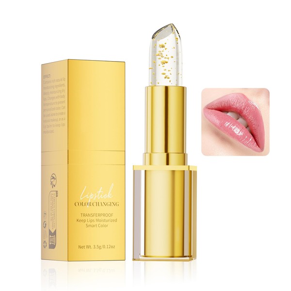 Color Changing Lipstick, Moisturizing Tinted Lip Balm, Change Color Glossy