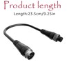 4-Prong Charger Extension Cable(8.3") for Ninebot Cable, Charging Cord Compatible