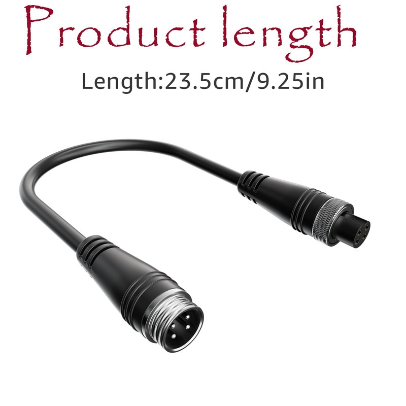 4-Prong Charger Extension Cable(8.3") for Ninebot Cable, Charging Cord Compatible