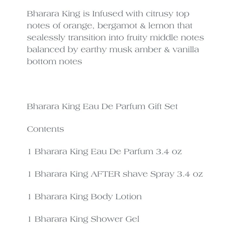 Bharara King EDP four piece gift set