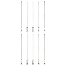 sourcing map 10pcs Ball End Hex Screwdriver Bit H1.5 (1.5mm) Head 1/4" Hex Shank 150mm (6") Long Magnetic S2 Steel Metric Screw Driver Drill Bit Wrench Socket Power Tool