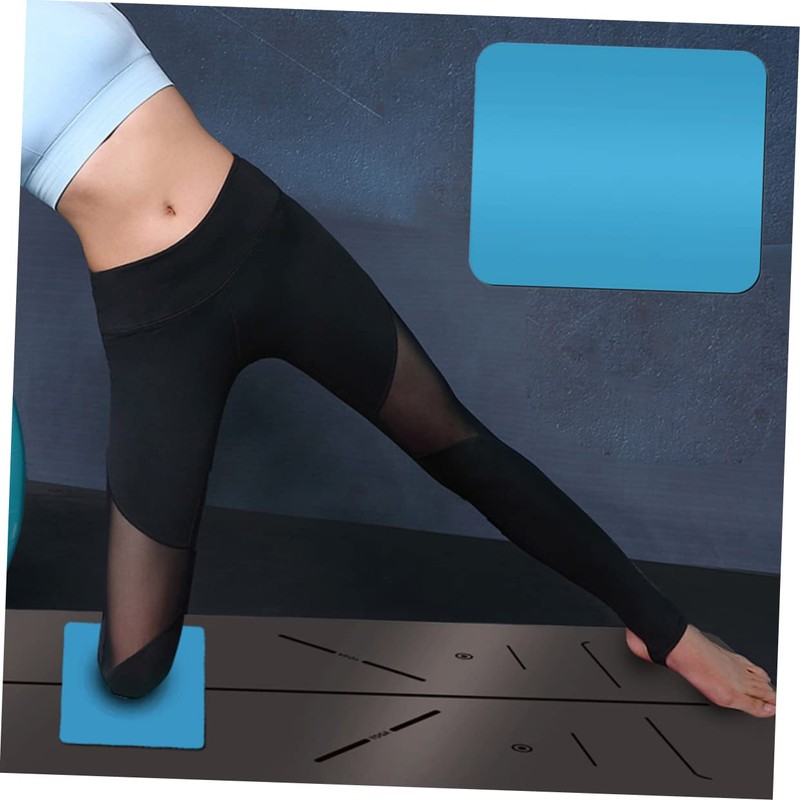 Kisangel Natural Rubber Yoga Mat Kneepads Workout Knee Pads Fitness
