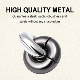 12 PCS Brain Teaser Puzzles Metal Puzzle Logic Metal Puzzle for Adult Lock Puzzles Gift for Adults Teenagers Kids