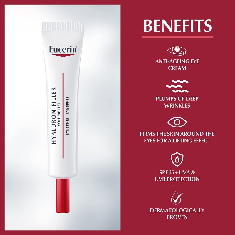 Hyaluronic Filler + Volume Lift Contorno ojos SPF15+ 15 ml