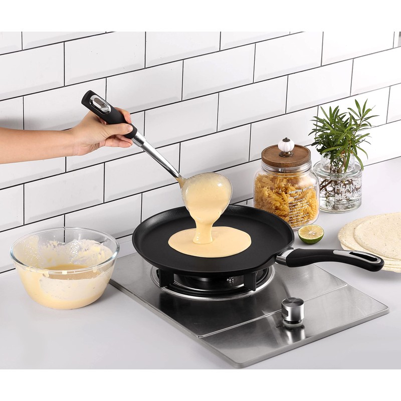 Royal Cuisine Stainless Steel Soup Ladle Spoon with Soft Grip