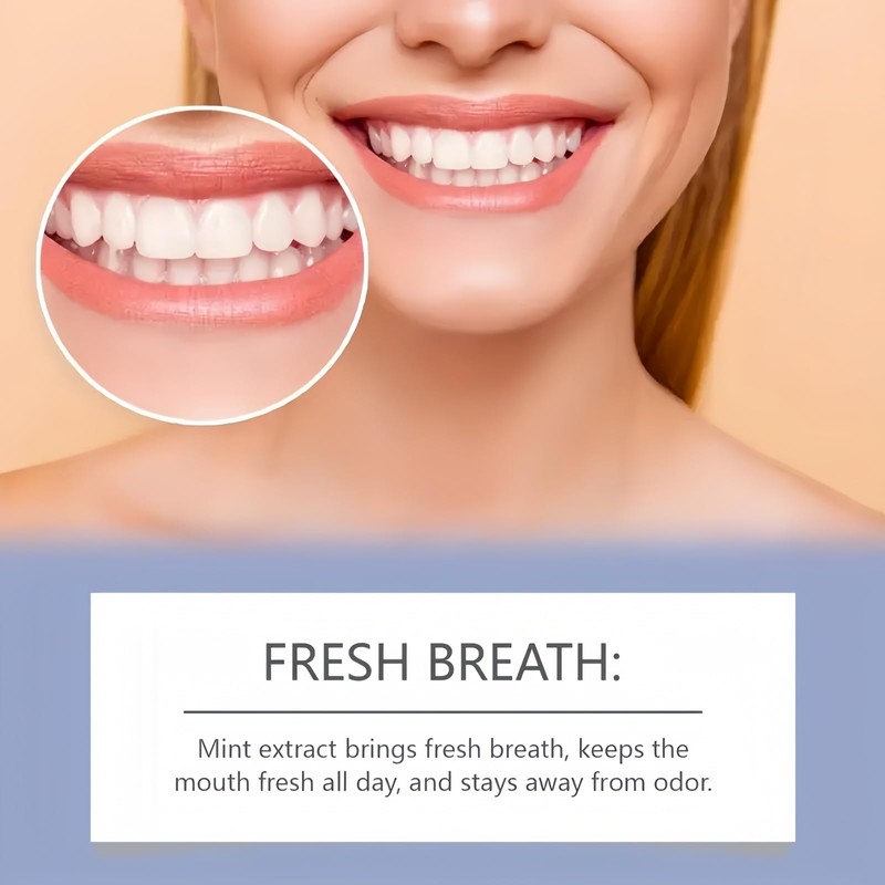 Gentle Teeth Whitening Strips,Professional Dissolvable Teeth Strips,Safe Whitener Strips for