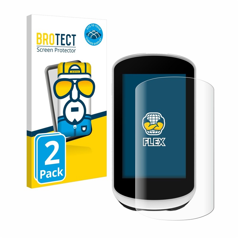 BROTECT Pack of 2 Full Cover Screen Protectors for Garmin