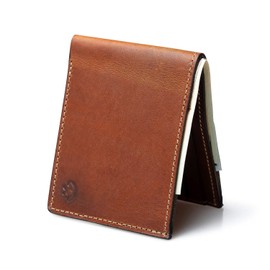 Main Street Forge Bifold Leather Wallet For Men | Made in USA | Mens Bifold Wallets | American Made | Rio Latigo Brown