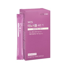 Nutricore Inositol 40:1 Myo D Cairo Choline WCS 30 sachets, 1 unit / 뉴트리코어 이노시톨 40:1 미오 D카이로 콜린 WCS 30포, 1개