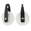 PATIKIL Nylon Clothesline Pulley, 2Pcs 2 Inch Diameter Outdoor Puller