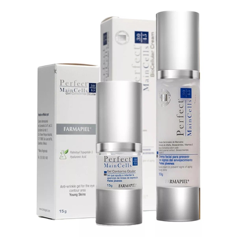 PMC Kit Crema Facial + Gel Contorno Ojos Ácido Hialurónico