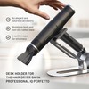 GA.MA iQ Net Hair Dryer Holder, Stainless Steel, Suction Cup