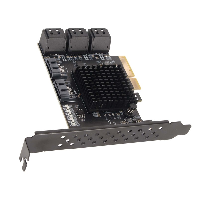 SATA Card 8 Port Support Hot Swappable Boot System Disk