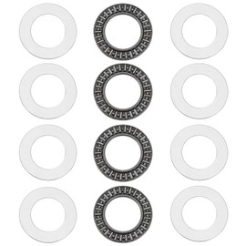 ECSiNG AXK2542 Axial Needle Roller Bearings with Washers 25 mm Bore 42 mm Outer Diameter 1 mm Thickness Axial Bearings for Machines and Devices CNC Machine 4 Sets