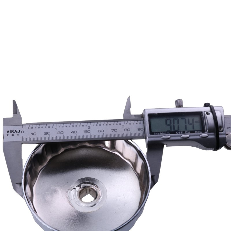 YQABLE 84mm 18 Flutes Oil Filter Cap Wrench Socket Removal